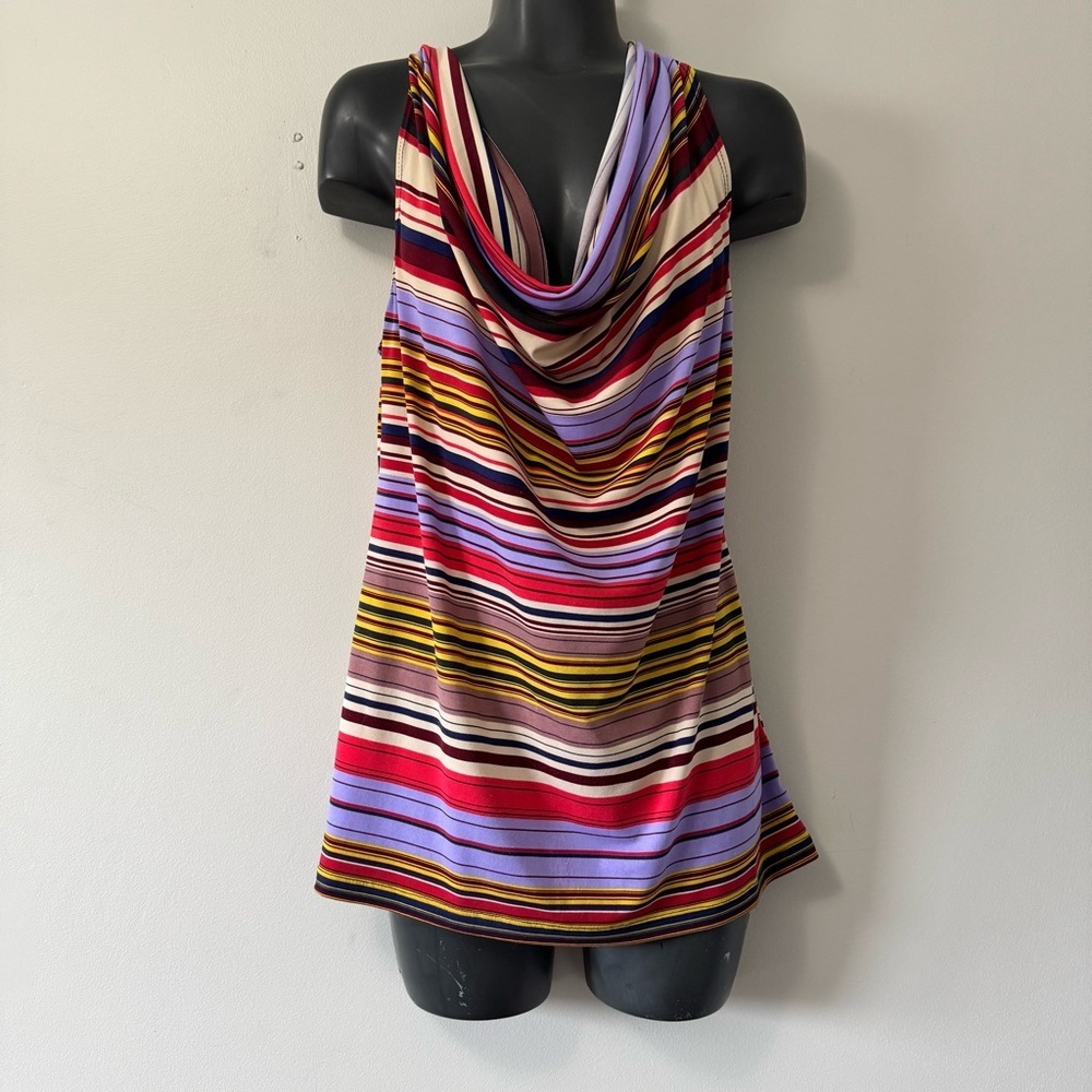 Susan Lawrence Multicolor Striped Blouse
